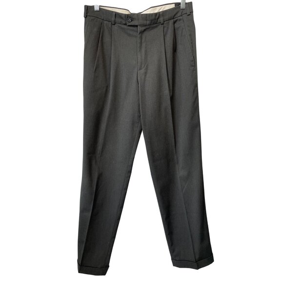 Vintage Dockers Slates Dress Pant Size 32x32 Pleated Original Fit Stain Defender - Picture 1 of 5
